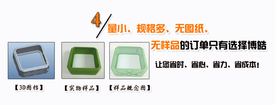 量小、規(guī)格多、無(wú)圖紙、無(wú)樣品的訂單只有選擇博皓。