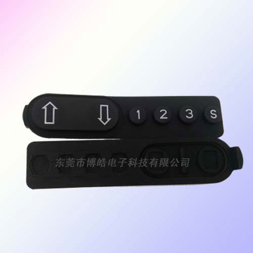 東莞博皓開(kāi)模定做工業(yè)遙控器硅膠按鍵