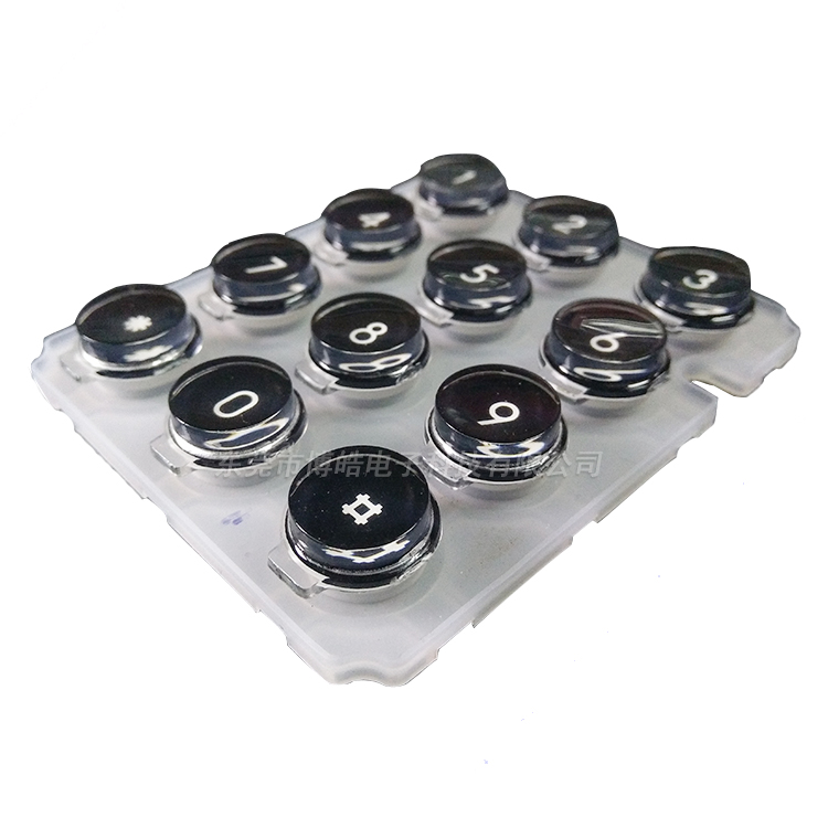 定制通道通信終端硅膠按鍵
