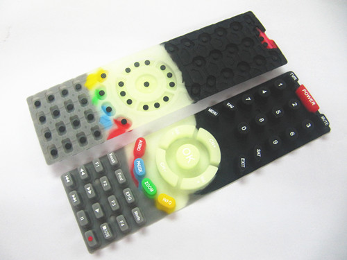 熒光導(dǎo)電硅膠遙控器按鍵