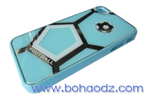 足球IPHONE4手機(jī)殼粉紅色