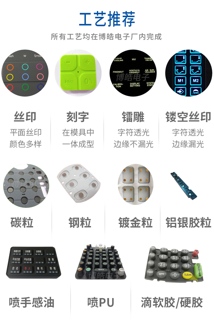 導(dǎo)電硅膠按鍵